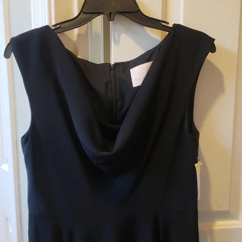 Gal Meets Glam Mara Cowl Neck Dress NWT size 4 - Picture 4 of 11